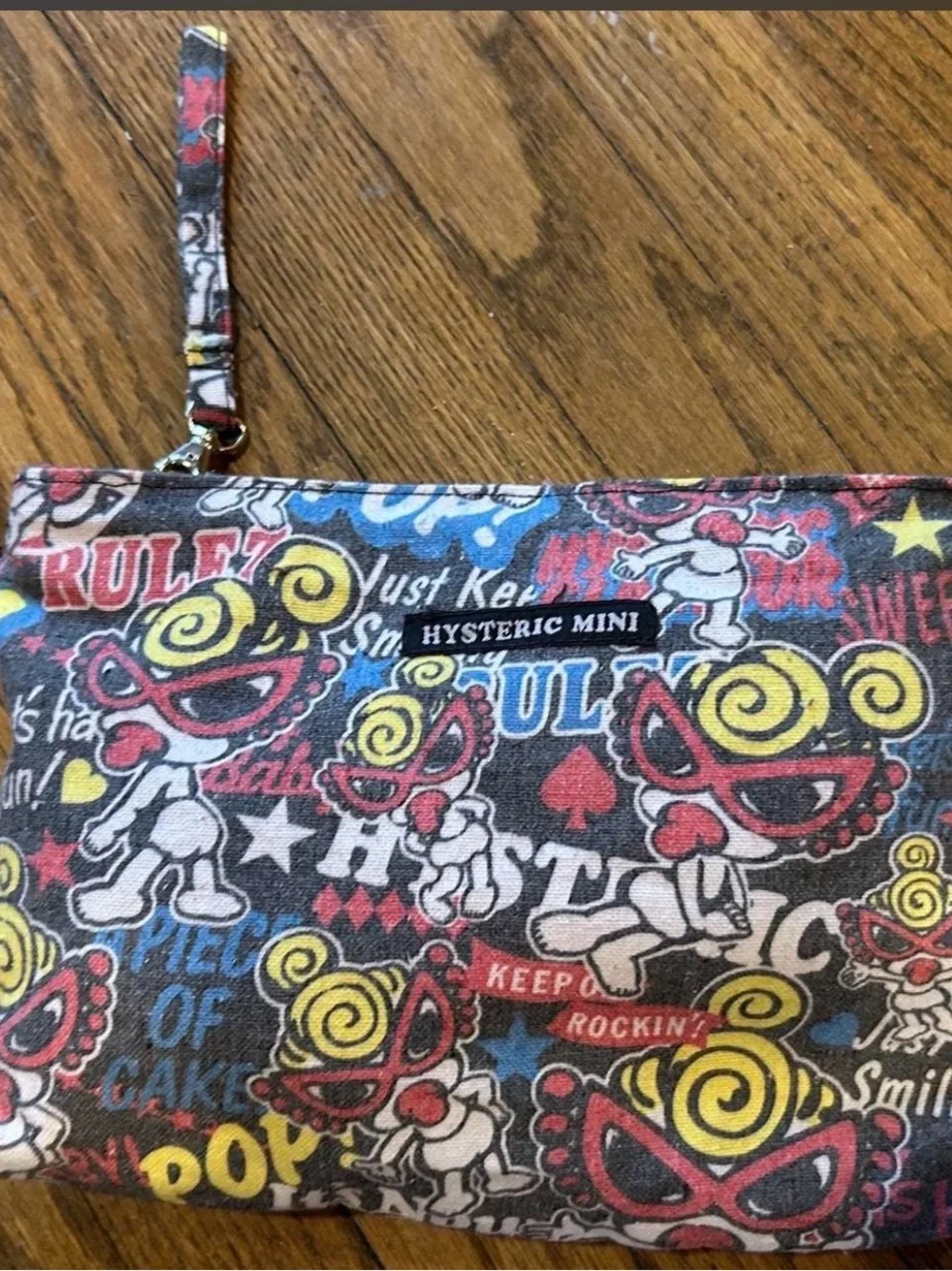 Hysteric Glamour Multicolor Graphic Wristlet